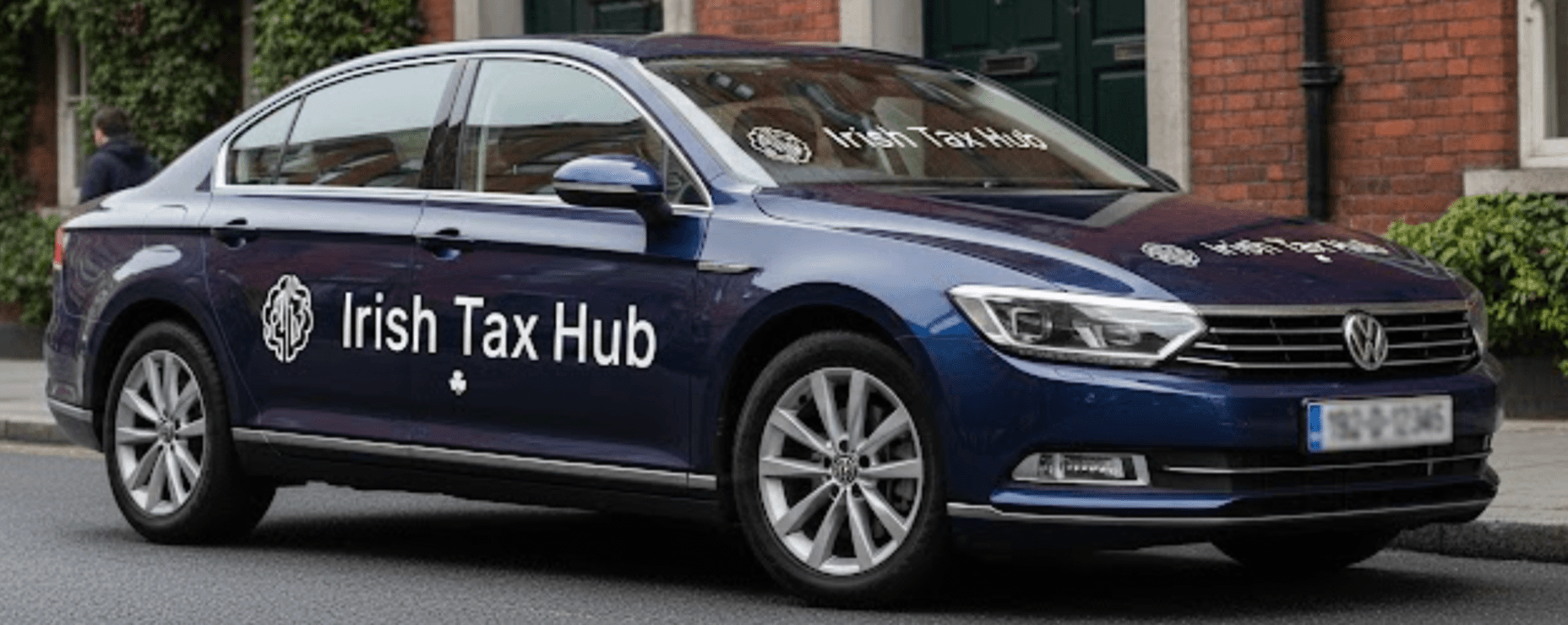 The Irish Tax Hub branded car for house visits